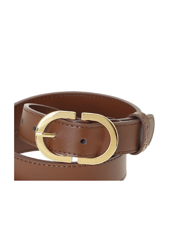 Leather Women's Belt Brown