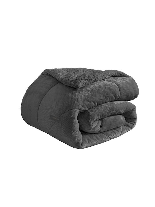 Guy Laroche Duvet Cover King Size 260x240cm Moore Anthracite 780 GSMGsm