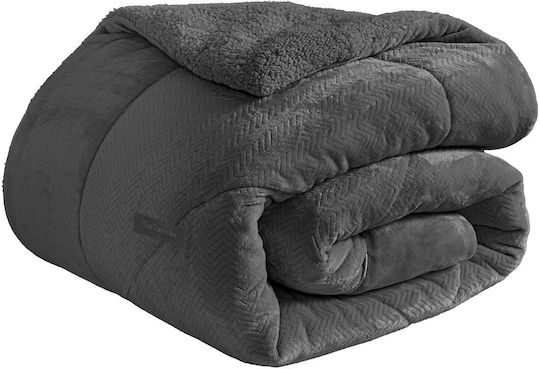 Guy Laroche Κουβερτοπάπλωμα King Size 260x240εκ. Moore Anthracite
