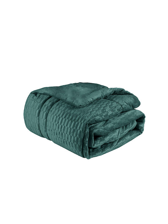 Guy Laroche Duvet Cover Single 160x240cm Gali Emerald 660 GSMGsm