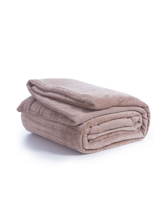 Nef-Nef Homeware Duvet Cover Queen 220x240cm Ezra Brown 240 GSMGsm