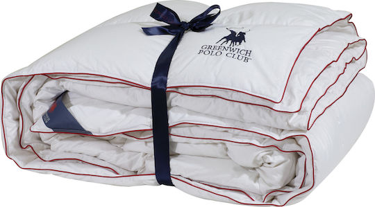 Greenwich Polo Club Πάπλωμα Υπέρδιπλο Πουπουλένιο 220x240εκ. 2302 Λευκό 300 GSM 13 togs