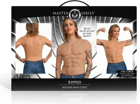 Ripped Silikon Männliche Brust Realistische Silikon Brust Männlich Medium