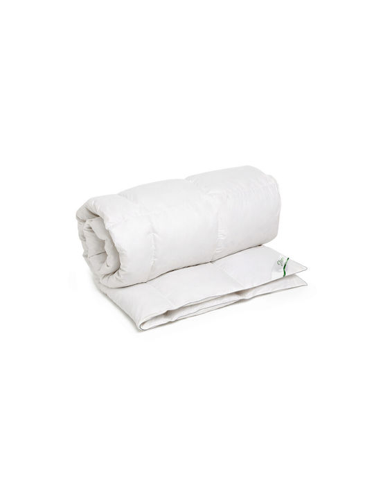 Green Future Bettdecke Doppelbett Daunen 200x220cm Weiß