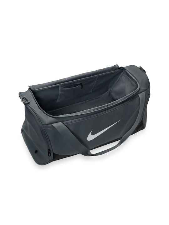 Nike Brasilia Men's Shoulder Bag for Gym Gray