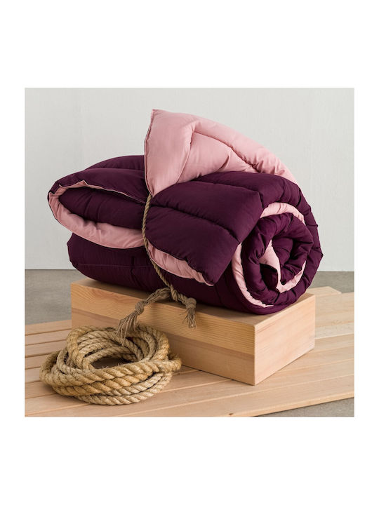 Vesta Home Duvet Single 160x230cm Micro Purple-Violet 300 GSMGsm 12.5 togs Togs