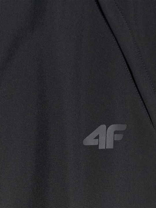 4F Ανδρικό Μακρύ Παντελόνι Πεζοπορίας Μαύρο