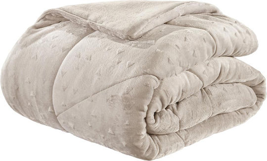 Guy Laroche Пухено Единично 160x220бр Bolero Пясък 640 г/м²Gsm