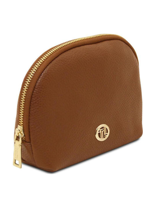 Leather Women's Shopper Shoulder Bag Gold