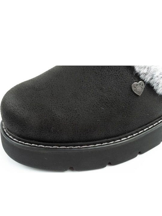 Cozy Blend Winter Women's Slippers Black