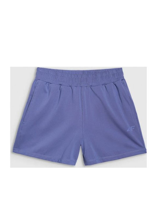 Pantaloni Scurți Sportivi Violet Pentru Femei
