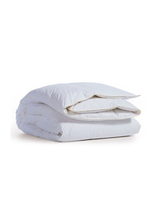 Nef-Nef Homeware Πάπλωμα Μονό Πουπουλένιο 160x220εκ. White 350 GSM 11 togs