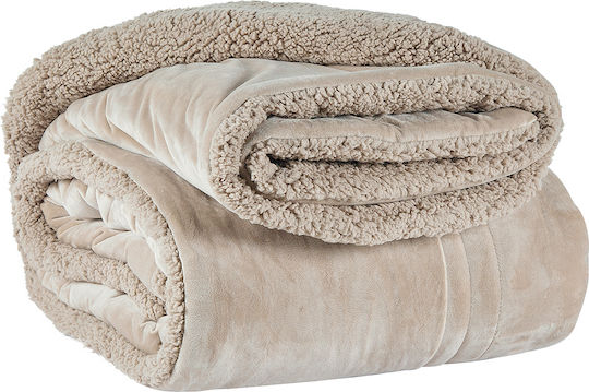 Kentia Комбинирано одеяло Куинсайз 220x240бр Notturno Бежов 730 г/м²Gsm