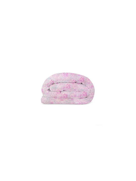 HappyNest Bettdecke Doppelbett Daunen 200x220cm Flieder
