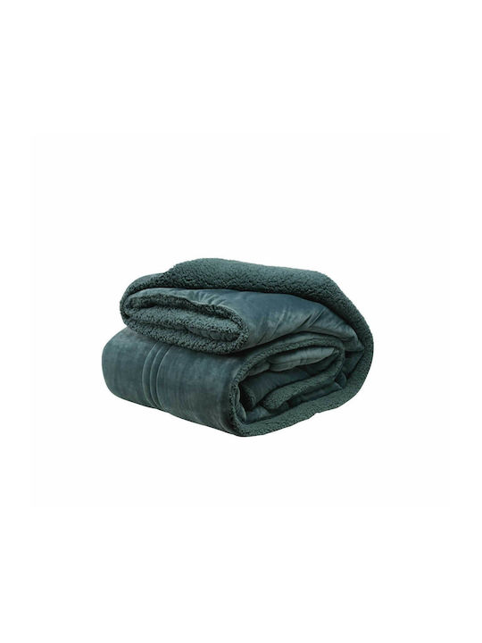 Kentia Duvet Cover Queen 240x260cm Notturno Petrol Blue 730 GSMGsm