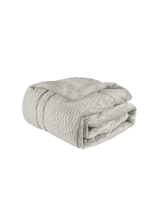Guy Laroche Bettdecke Kleines Doppelbett 180x240cm Gali Smoke 660 GSMGsm