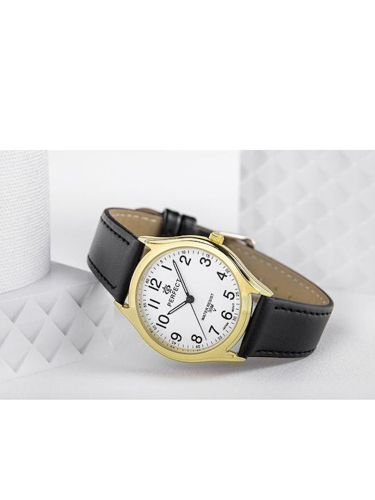 Perfect Womens Battery Watch In Black Colour