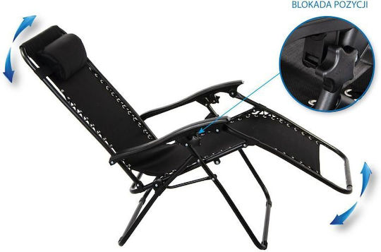 Outdoor Chair Plastic Black