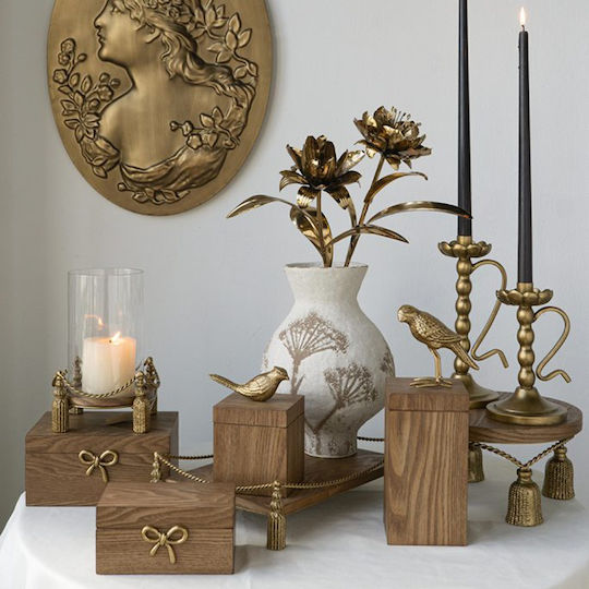 Künstliche Goldene Blume 50cm Artekko