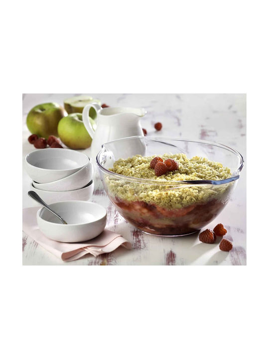Pyrex Маса За Сервиране Кръгла Стъклена С Диаметър 27см