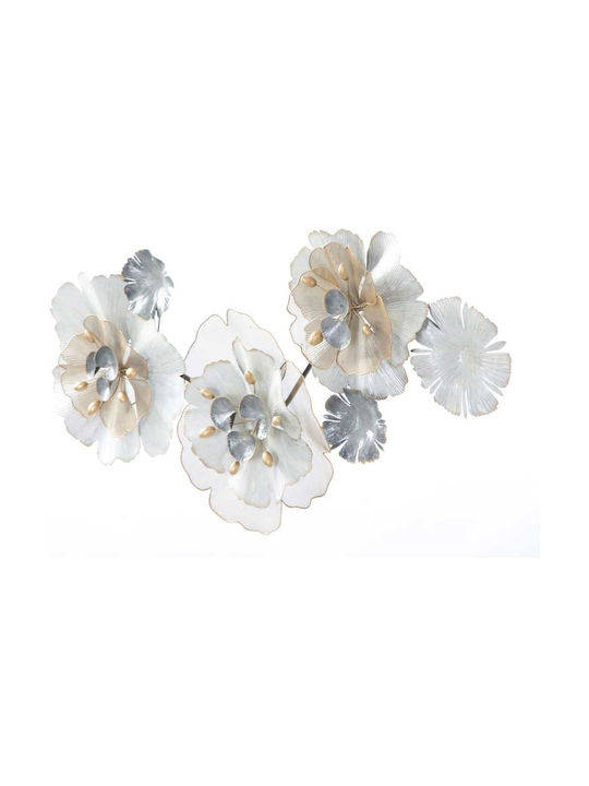 Mauro F Wall Decor Made of Metallic 119x8x60cm