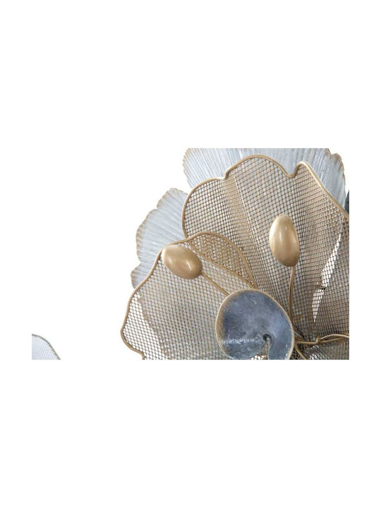 Mauro F Wall Decor Made of Metallic 119x8x60cm