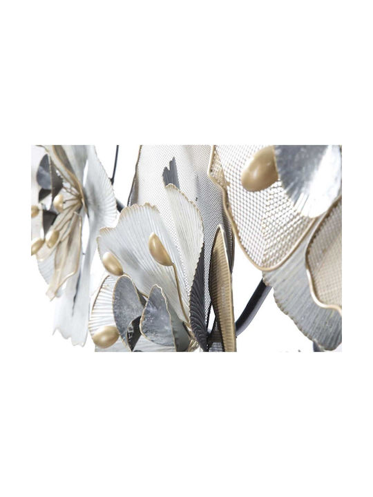 Mauro F Wall Decor Made of Metallic 119x8x60cm