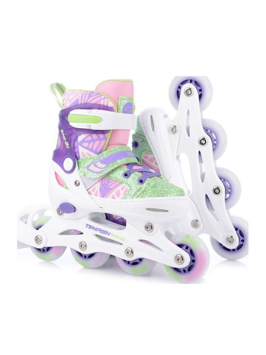 Tempish Flash Inline Einstellbare Rollers Lila Für Kinder