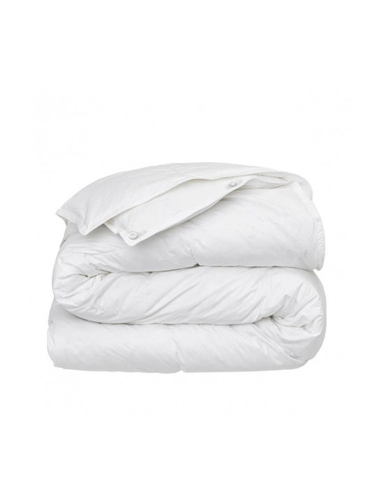 Kotonia Home Husă de pătură cu Umplutură Microfiber Semi-dublu 180x200cm Alb 450 g/mp²Gsm
