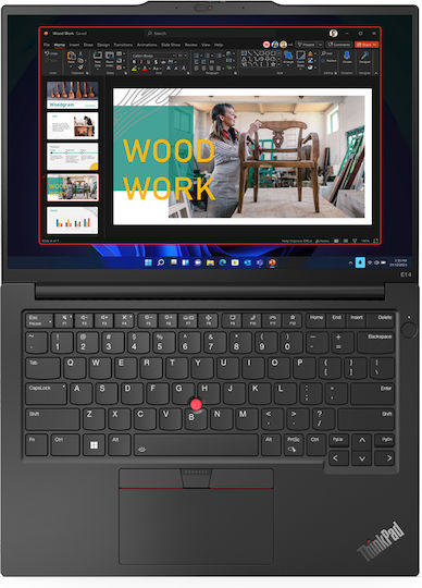 Lenovo ThinkPad E14 Gen 5 14" IPS FHD+ (Ryzen 3-7330U/12GB/256GB SSD/Windows 11 Pro) (Английска клавиатура US)