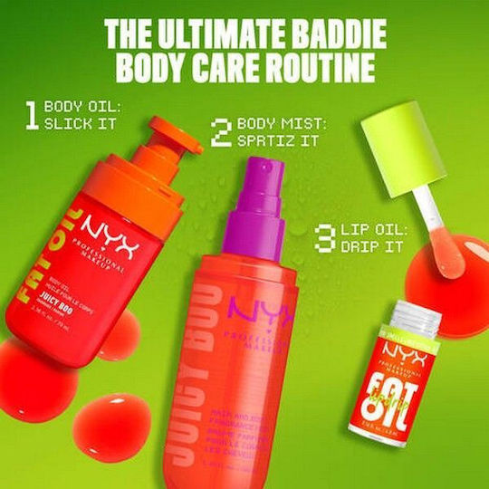 NYX Professional Makeup Fat Oil Body Λάδι Juicy Boo 70ml