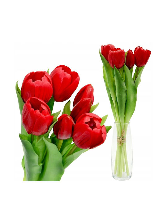 Bouquet of Red Tulips 31cm Saska Garden