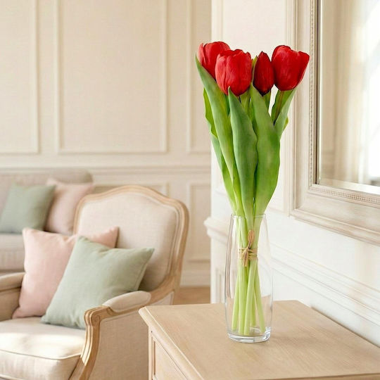 Bouquet of Red Tulips 31cm Saska Garden