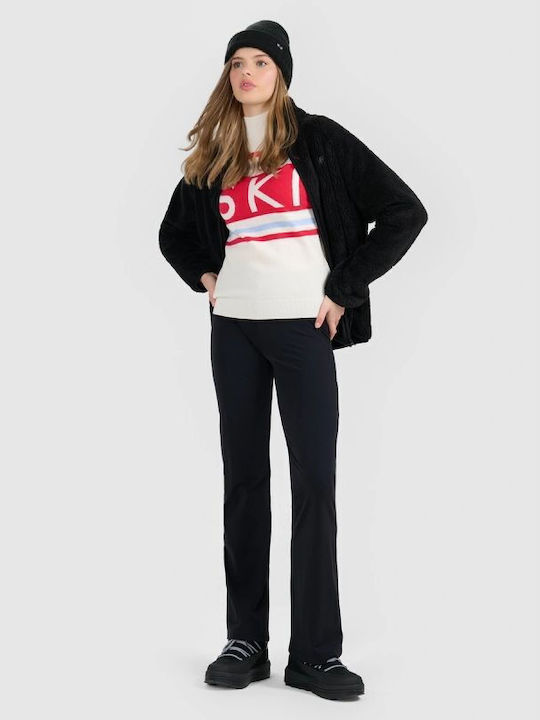 Tägliche Damen Lang High Taille Leggings Schwarz