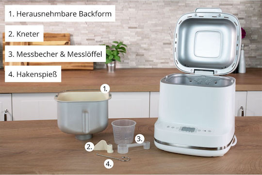 Unold Backmeister Brotbackautomat 550W Kapazität 1500g mit 10 Programmen