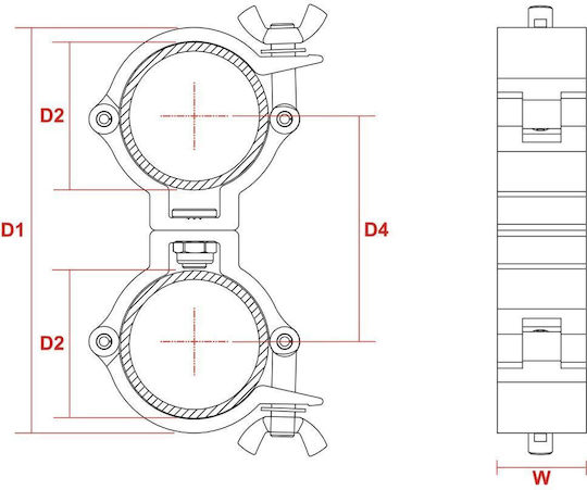 Beamz Bc50-100d Haken Für Bewegliche Lichter