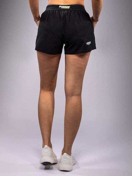 Pantaloni Scurți Sport Pentru Femei Black/Neo Green