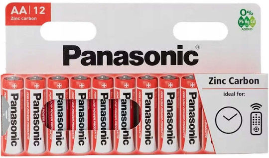 Panasonic Baterii Alcaline AA 1.5V 12buc