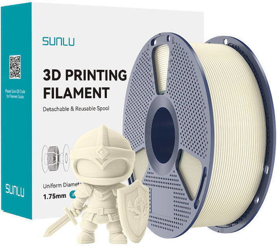 Sunlu PLA+ 2.0 3D Printer Filament 1.75mm Λευκό