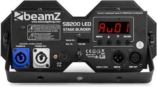 BeamZPro Strobe Light LED SB200 Stage Blinder Θερμό Λευκό