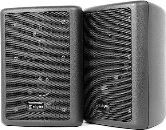 Skytec 2-Wege 4" Passiv Installationslautsprecher Paar Schwarz