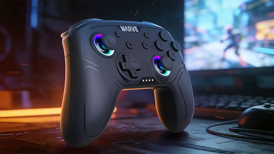 Marvo GT-80 Pact 60 Wireless & Wired Gamepad for Android / PC / PS4 / Switch / iOS Black