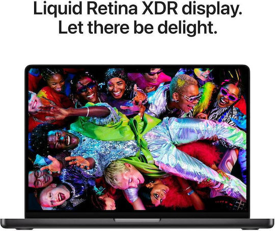 Apple MacBook Pro 14.2" Panou IPS Ecran Retina 120Hz M5 Pro 15 Nuclee 48GB 1TB SSD 16 Nuclee GPU Negru Spațial Tastatură Internațională Engleză