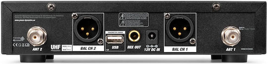 Power Dynamics PD522 Σετ Ασύρματο Μικρόφωνο Χειρός για Φωνητικά