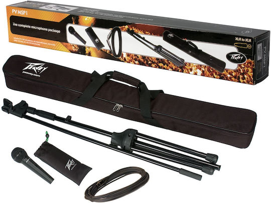 Peavey PV MSP1 Seturi Δυναμικό Microfon XLR De mână pentru Cameră Microphone XLR Σετ μικρόφωνο - βάση