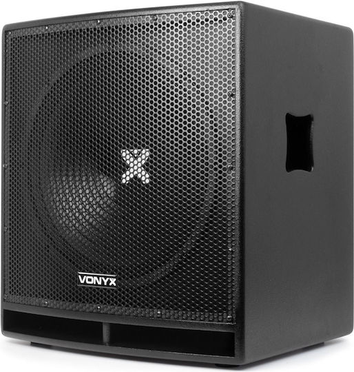 Vonyx SWP15 Pro 170.823 Самоусилващ Субуфер PA 400W 15" 40x47x53εκ. σε Черен Χρώμα