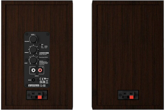 Genesis NGS-2344 Ασύρματα Ηχεία Υπολογιστή 2.0 με Bluetooth και Ισχύ 20W Καφέ