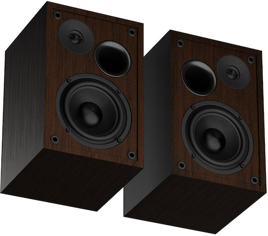 Genesis NGS-2344 Ασύρματα Ηχεία Υπολογιστή 2.0 με Bluetooth και Ισχύ 20W Καφέ