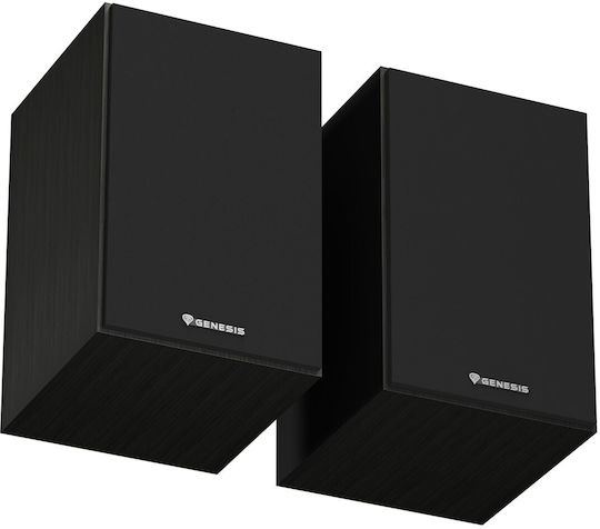 Genesis NGS-2343 Ασύρματα Ηχεία Υπολογιστή 2.0 με Bluetooth και Ισχύ 20W Μαύρα