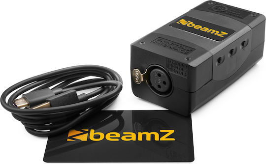 BeamZPro Usb Dmx Interface Light Rider/Esa2 DMX Dimmer για Κονσόλα Φωτισμού με 128 Κανάλια Ελέγχου και Σύνδεση USB (για PC)